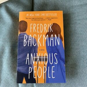 Excellent condition ~Anxious People by Fredrik Backman - Paperback